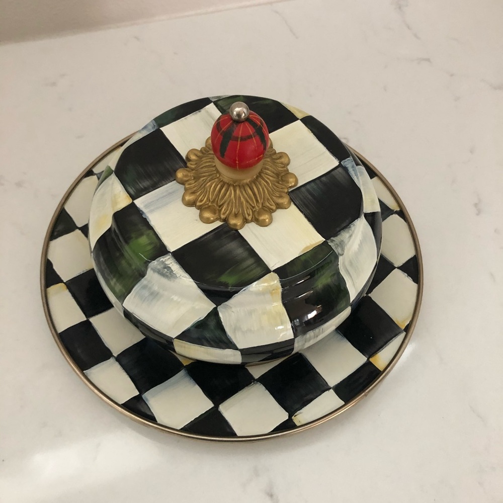Mackenzie childs butter dish